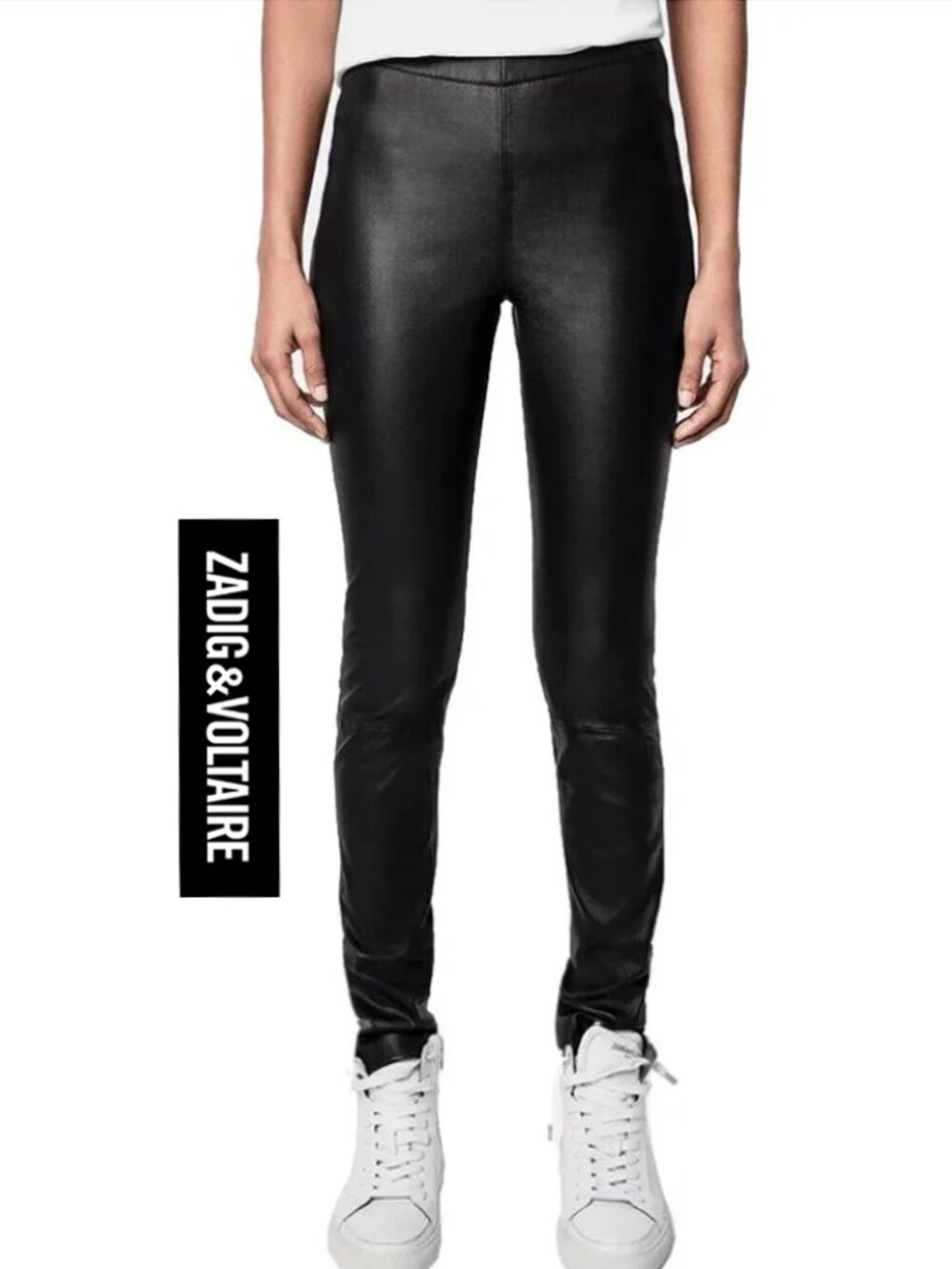 Zadig & Voltaire Women's Pharel Lambskin Pants
